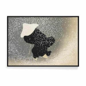 紛飛的雪  琳派宗師-神坂雪佳