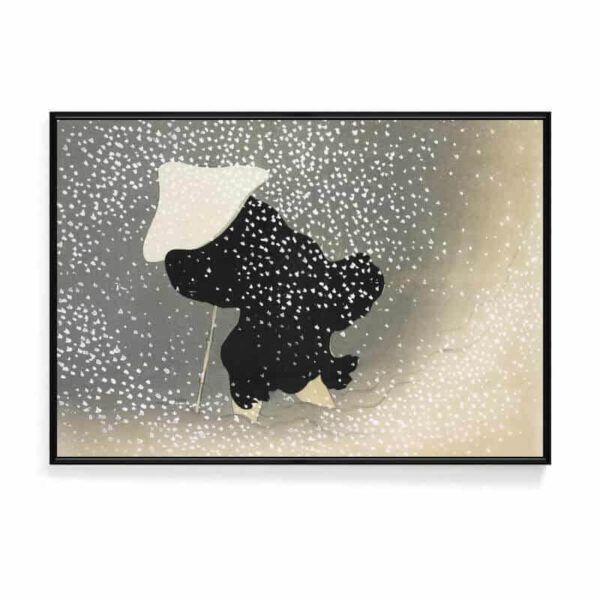 紛飛的雪  琳派宗師-神坂雪佳